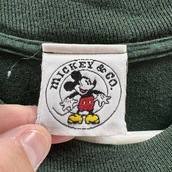 Vintage 90s Mickey Mouse Shirt Mens 3XL Single Stitch Embroidered Mickey & Co - Picture 9 of 14